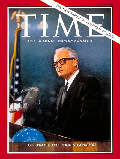 TIME Magazine Cover: Barry Goldwater -- July 24, 1964