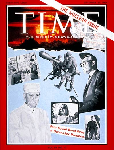 TIME Magazine Cover: The Nuclear Issue -- Sep. 25, 1964