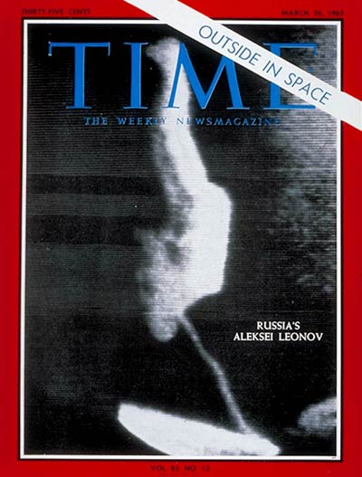 TIME Magazine Cover: Aleksei Leonov -- Mar. 26, 1965