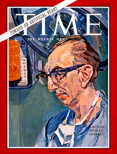 TIME Magazine Cover: Dr. Michael DeBakey -- May 28, 1965