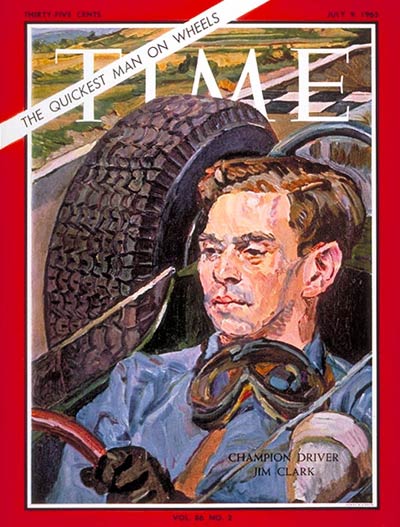 Race car driver Jim Clark
