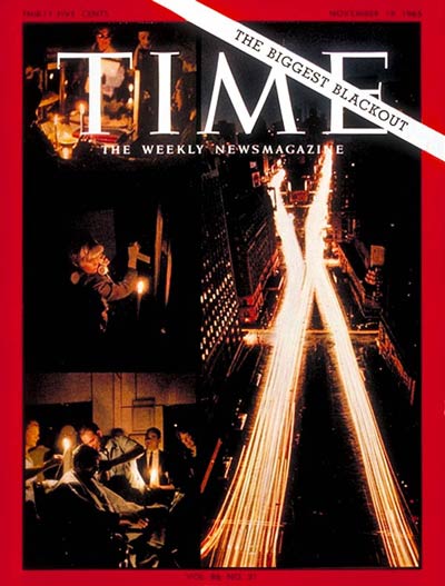TIME Magazine Cover: The Biggest Blackout -- Nov. 19, 1965