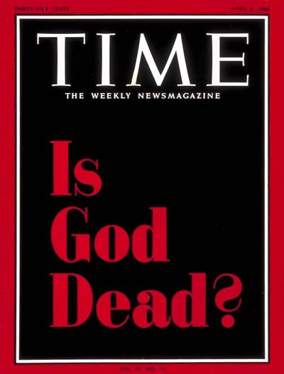 TIME Magazine Cover: Is God Dead? -- Apr. 8, 1966
