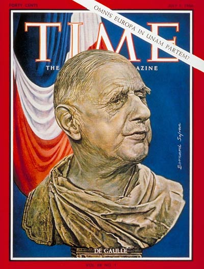 TIME Magazine Cover: Charles DeGaulle -- July 1, 1966