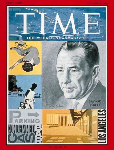 TIME Magazine Cover: Mayor Sam Yorty -- Sep. 2, 1966