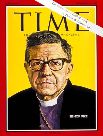 TIME Magazine Cover: Bishop Pike -- Nov. 11, 1966