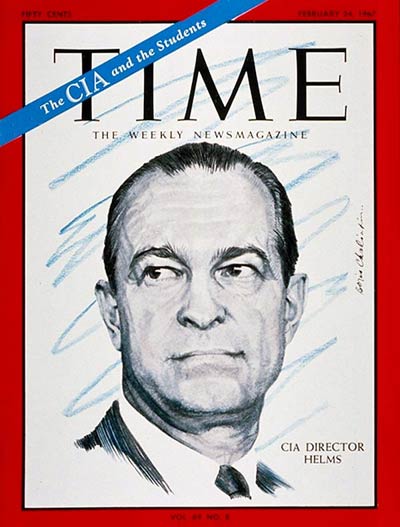 TIME Magazine Cover: Richard Helms -- Feb. 24, 1967