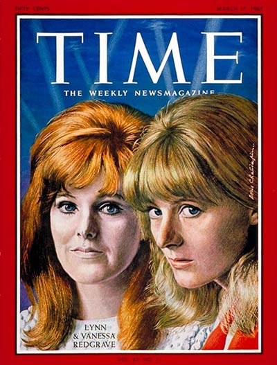 TIME Magazine Cover: Lynn and Vanessa Redgrave -- Mar. 17, 1967