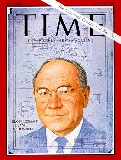 TIME Magazine Cover: James S. McDonnell -- Mar. 31, 1967