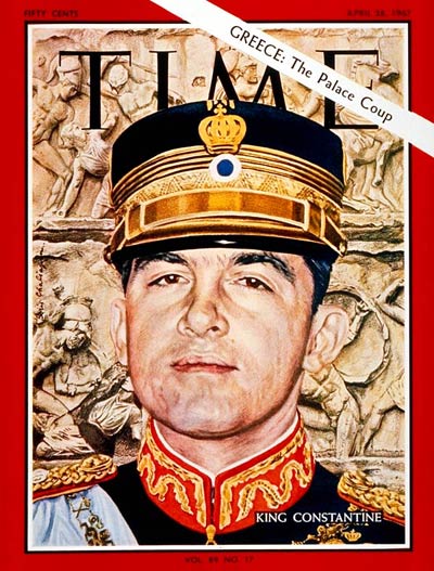 TIME Magazine Cover: King Constantine -- Apr. 28, 1967