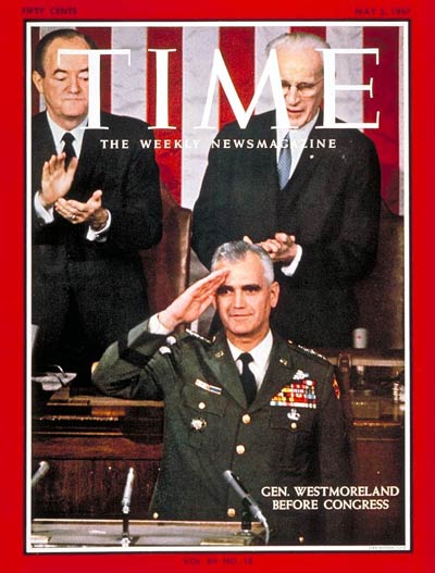 TIME Magazine Cover: General Westmoreland -- May 5, 1967