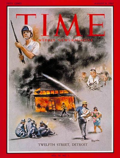 TIME Magazine Cover: Detroit Race Riots -- Aug. 4, 1967