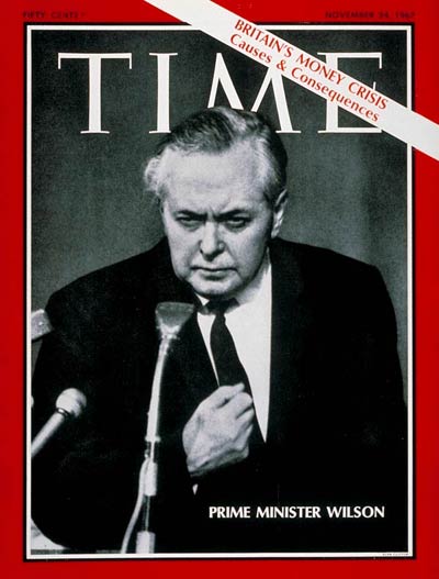 TIME Magazine Cover: Harold Wilson -- Nov. 24, 1967