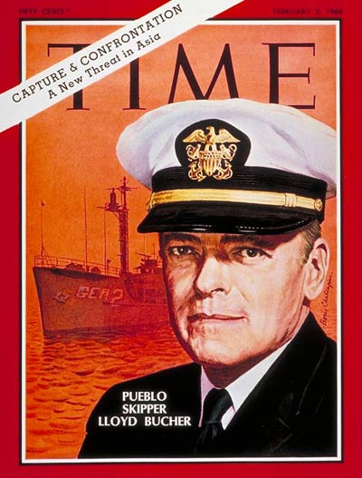 TIME Magazine Cover: Cmdr. Lloyd Bucher -- Feb. 2, 1968