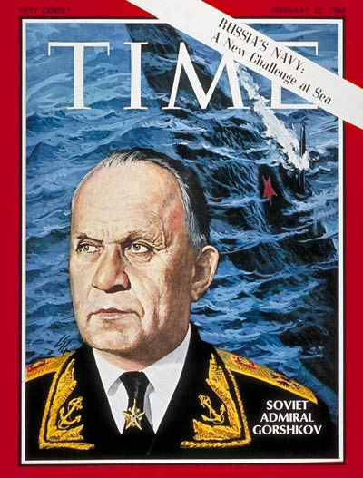 TIME Magazine Cover: Adm. Sergei Gorshkov -- Feb. 23, 1968