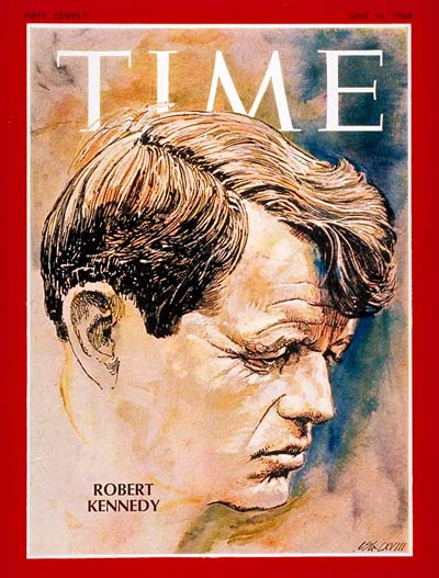 TIME Magazine Cover: Robert F. Kennedy -- June 14, 1968