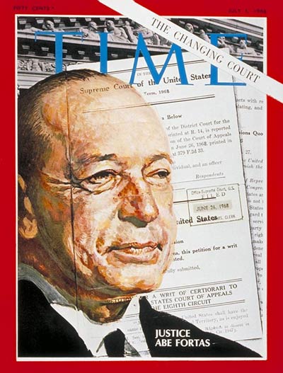 TIME Magazine Cover: Abe Fortas -- July 5, 1968