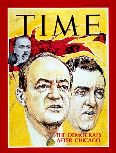 TIME Magazine Cover: Hubert H. Humphrey, Edmund Muskie -- Sep. 6, 1968