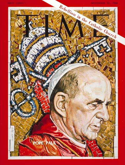 TIME Magazine Cover: Pope Paul VI -- Nov. 22, 1968