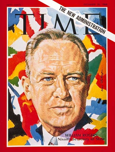 TIME Magazine Cover: William P. Rogers -- Dec. 20, 1968