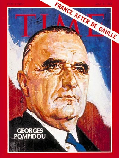 TIME Magazine Cover: Georges Pompidou -- May 9, 1969