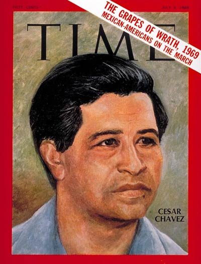 TIME Magazine Cover: Cesar Chavez -- July 4, 1969