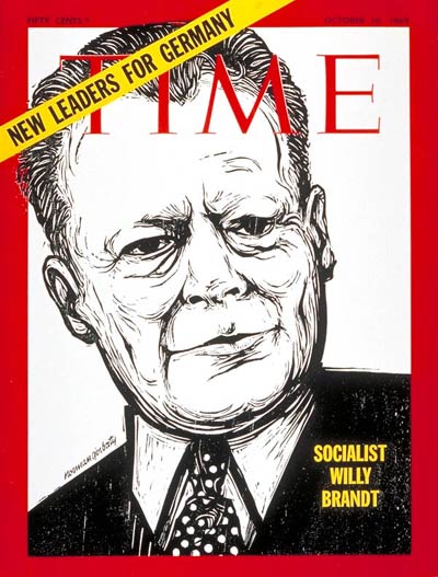 TIME Magazine Cover: Willy Brandt -- Oct. 10, 1969