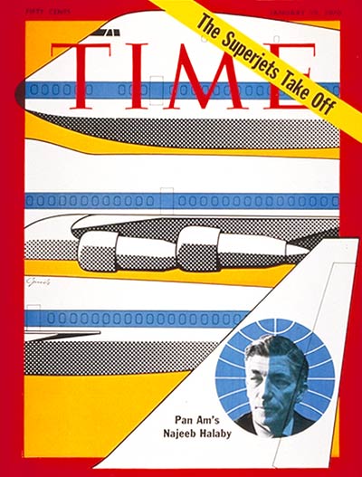TIME Magazine Cover: Najeeb Halaby -- Jan. 19, 1970