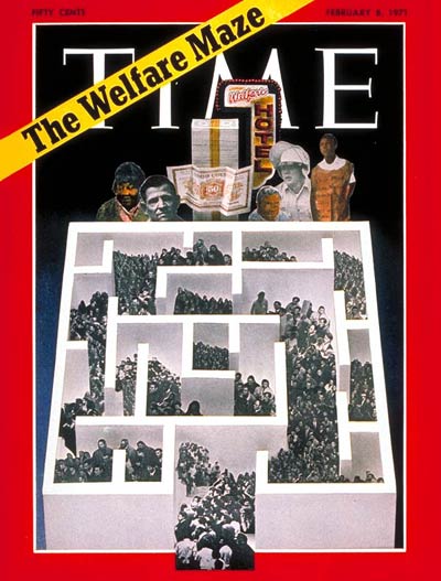 TIME Magazine Cover: The Welfare Maze -- Feb. 8, 1971