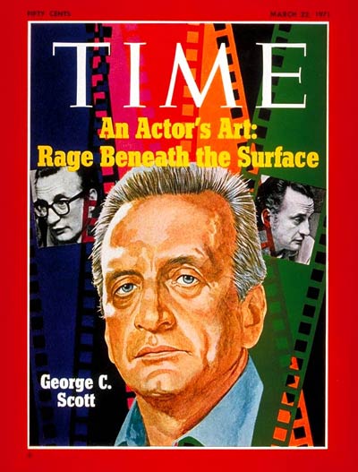 TIME Magazine Cover: George C. Scott - Mar. 22, 1971 - Actors - Movies