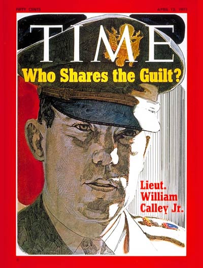 TIME Magazine Cover: Lt. William Calley Jr. -- Apr. 12, 1971