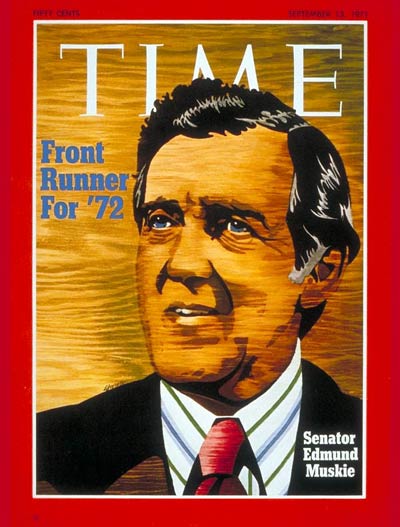 TIME Magazine Cover: Sen. Edmund Muskie -- Sep. 13, 1971