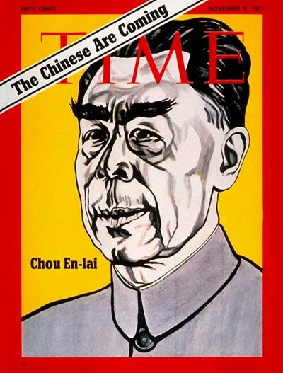 TIME Magazine Cover: Chou En-lai -- Nov. 8, 1971