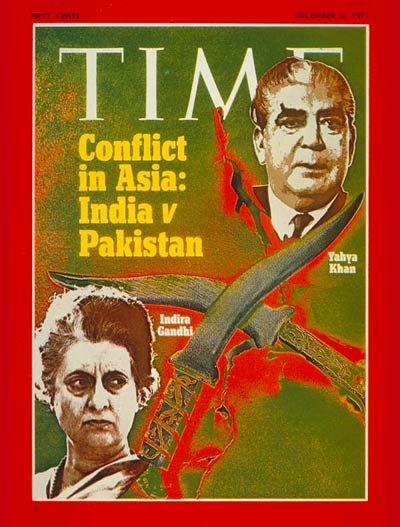 TIME Magazine Cover: Indira Gandhi and Yahya Khan -- Dec. 6, 1971