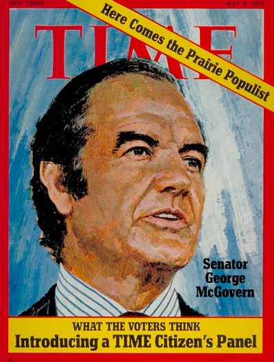 TIME Magazine Cover: Senator George McGovern -- May 8, 1972