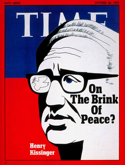 TIME Magazine Cover: Henry Kissinger -- Oct. 30, 1972