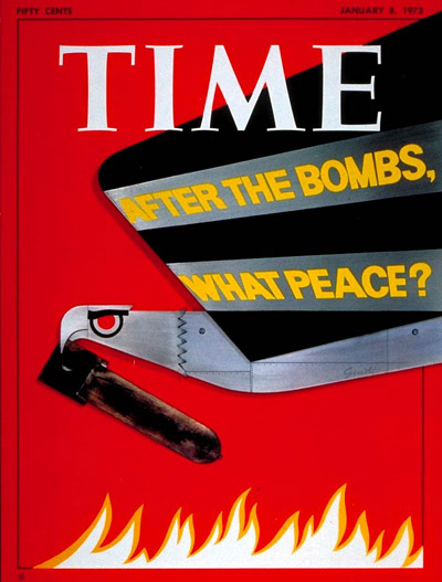 TIME Magazine Cover: The Bombing Question -- Jan. 8, 1973