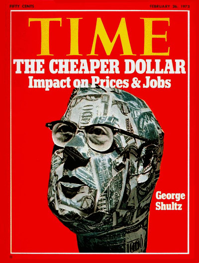 TIME Magazine Cover: George Shultz -- Feb. 26, 1973