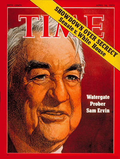 TIME Magazine Cover: Senator Sam Ervin -- Apr. 16, 1973