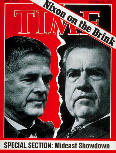 Archibald Cox and Richard Nixon