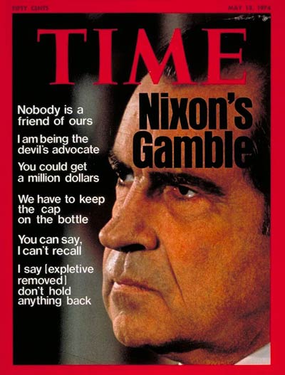 TIME Magazine Cover: Richard Nixon -- May 13, 1974