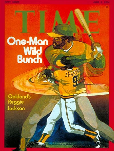 Oakland Athletics Reggie Jackson Sports Illustrated Cover