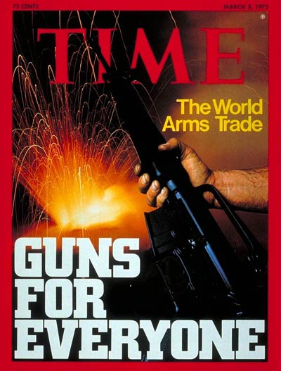 TIME Magazine Cover: The World Arms Trade -- Mar. 3, 1975