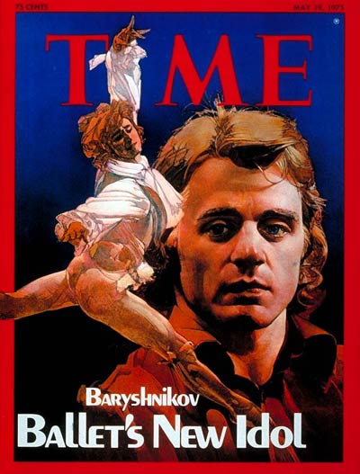 Ballet dancer, Mikhail Baryshnikov.