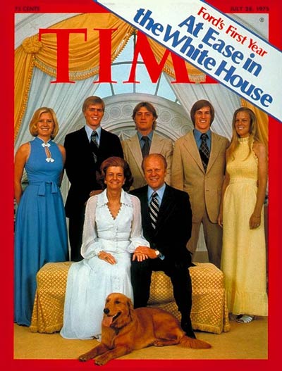 The Ford family in the White House