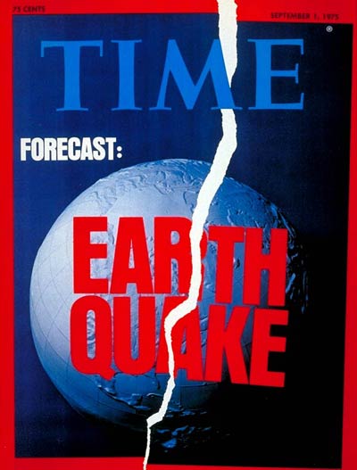 TIME Magazine Cover: Earthquakes -- Sep. 1, 1975