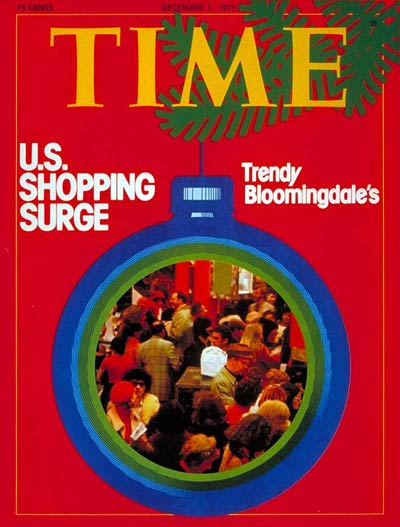 TIME Magazine Cover: Christmas Shopping -- Dec. 1, 1975