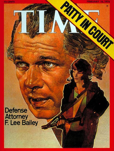 Defense lawyer F. Lee Bailey & client Patty Hearst.