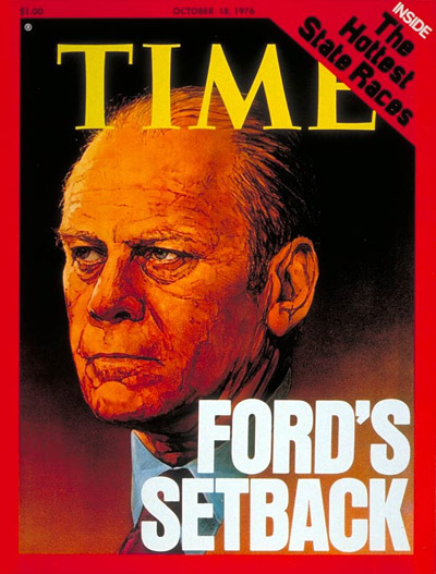 TIME Magazine Cover: Gerald Ford -- Oct. 18, 1976
