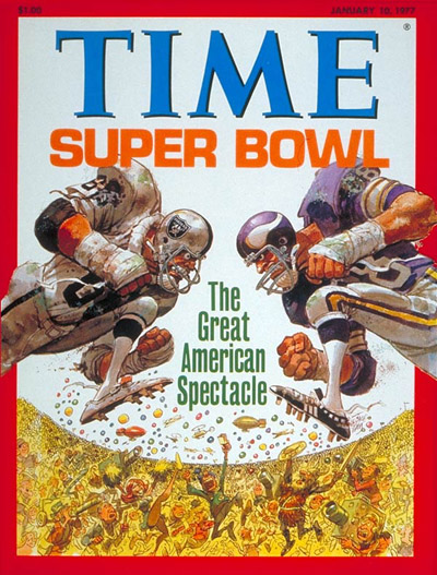 TIME Magazine Cover: The Super Bowl - Jan. 10, 1977 - Football ...